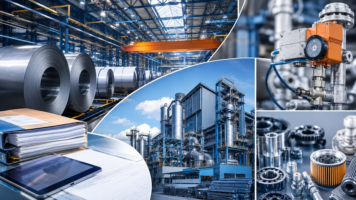 Bangladesh private industrial equipment supply records for steel, cement, manufacturing and process industries