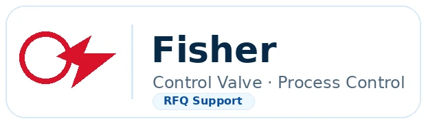 Fisher control valve / process control logo badge for Bangladesh industrial spare parts supplier