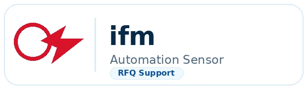 ifm automation sensor logo badge for Bangladesh industrial spare parts supplier