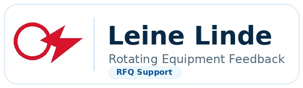 Leine Linde rotating equipment feedback logo badge for Bangladesh industrial spare parts supplier