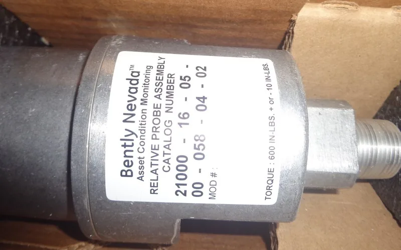 Bently Nevada 21000 relative probe assembly 21000 058 04 02 asset condition monitoring supplied goods evidence for rotating equipment monitoring by Impro Solutions Bangladesh and Impro Solutions UK.