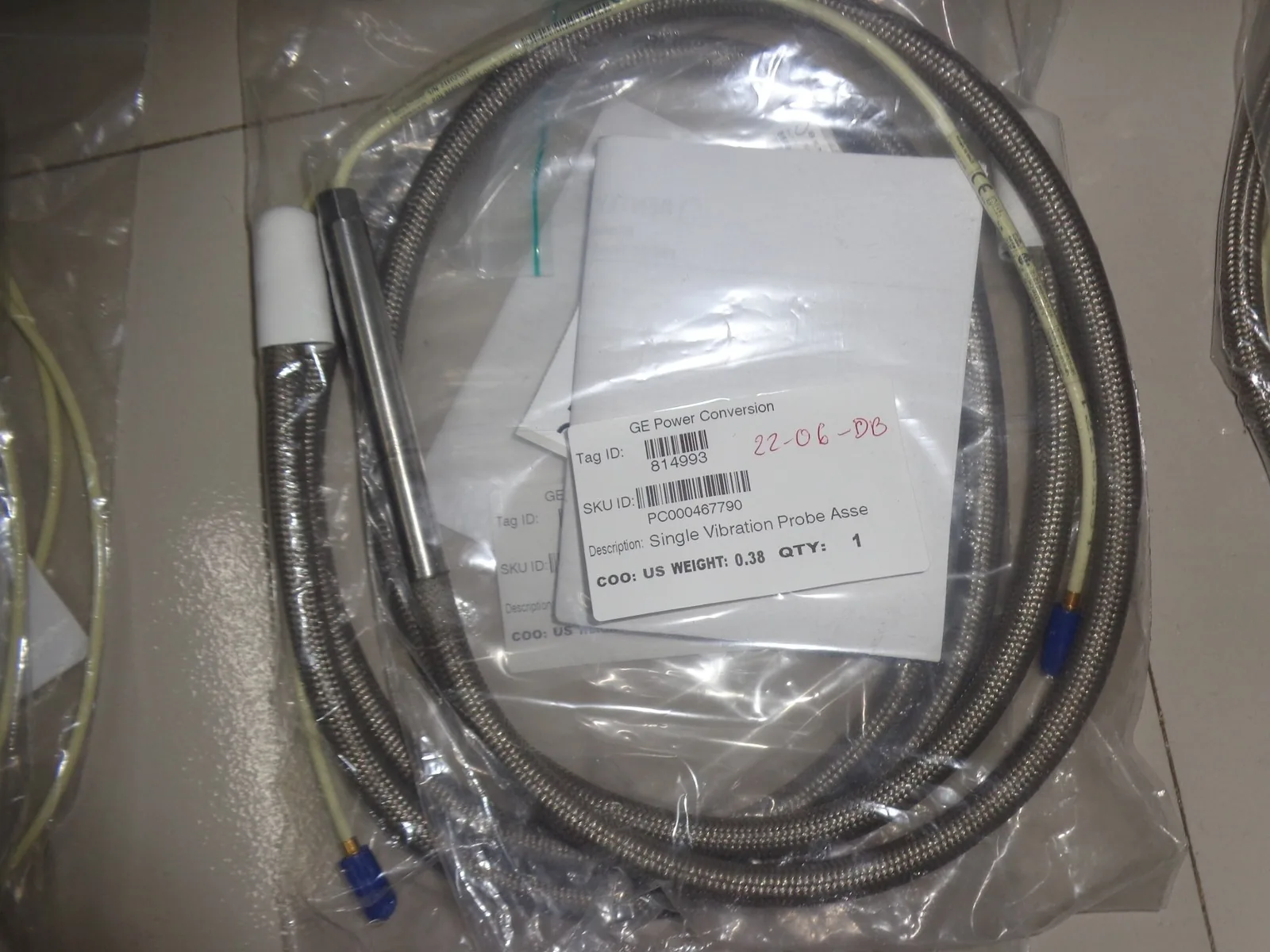 Bently Nevada pc000467789 single vibration probe assembly supplied goods evidence for rotating equipment monitoring by Impro Solutions Bangladesh and Impro Solutions UK.