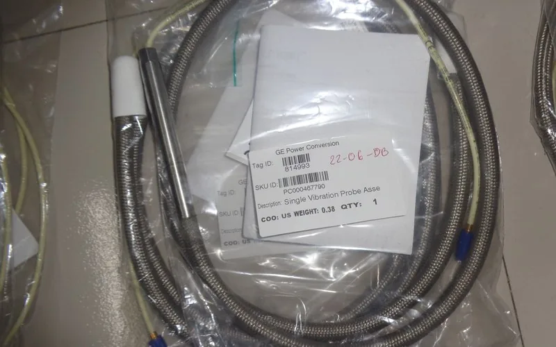 GE power conversion vibration probe assembly pc000467790 closeup supplied goods evidence for electrical switchgear / breaker spares by Impro Solutions Bangladesh and Impro Solutions UK.