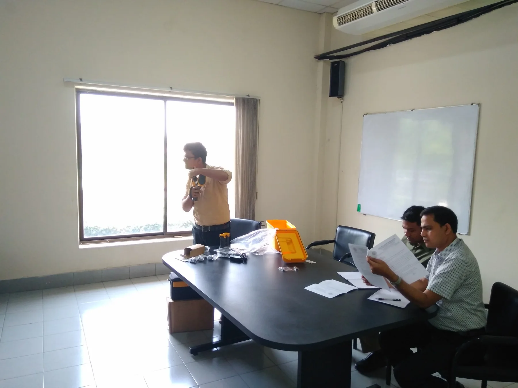 Hands-on Fluke thermal imaging camera training for PGCB personnel in Chattogram
