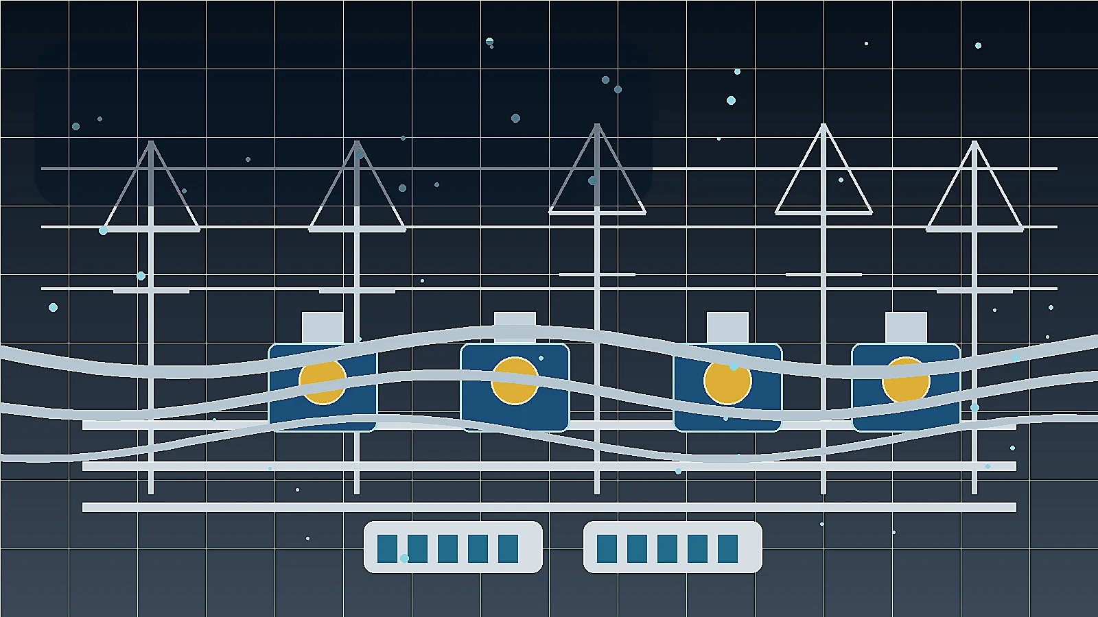 O&M, Spare and Lifecycle Readiness visual for grid and substation project support
