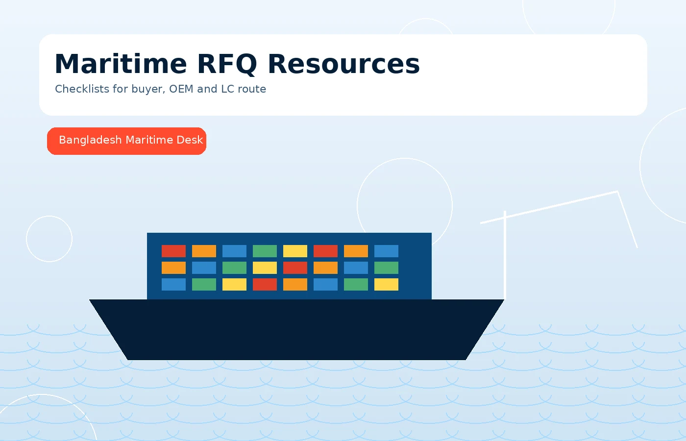 Maritime RFQ Resources and Buyer Checklists