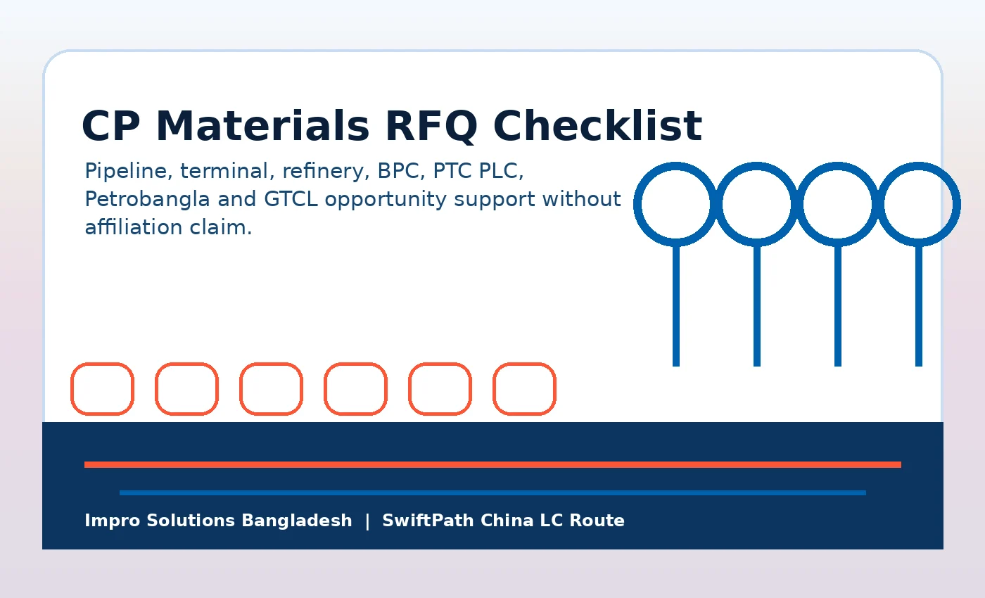 Cathodic Protection Materials RFQ Checklist Bangladesh